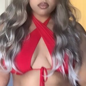 Red Halter Neck Crop Top